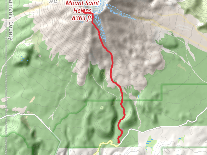 Mount Saint Helens via Worm Flows Climbing Route
