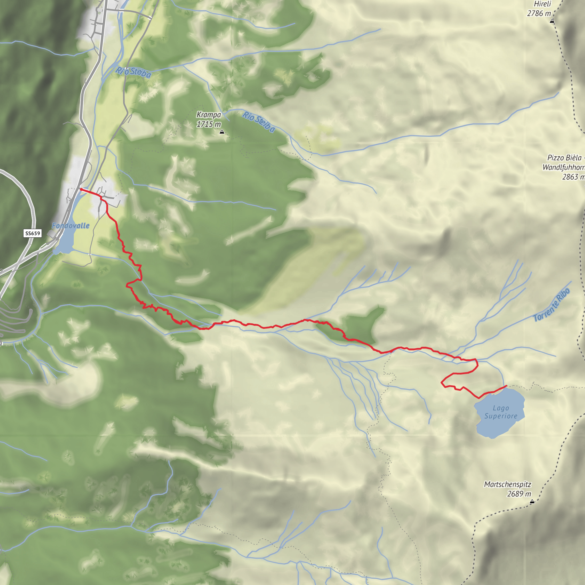 Lago Superiore mobile static map