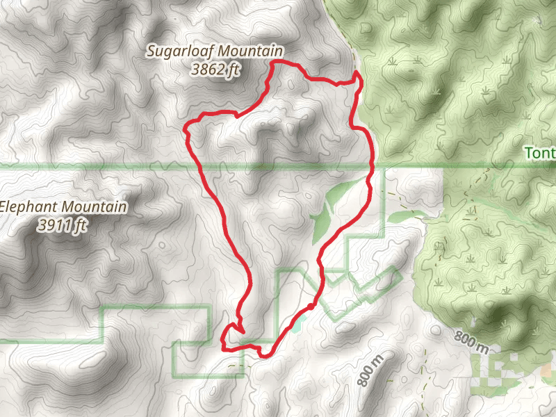 Maricopa, Limestone and Elephant Mountain Loop Trail