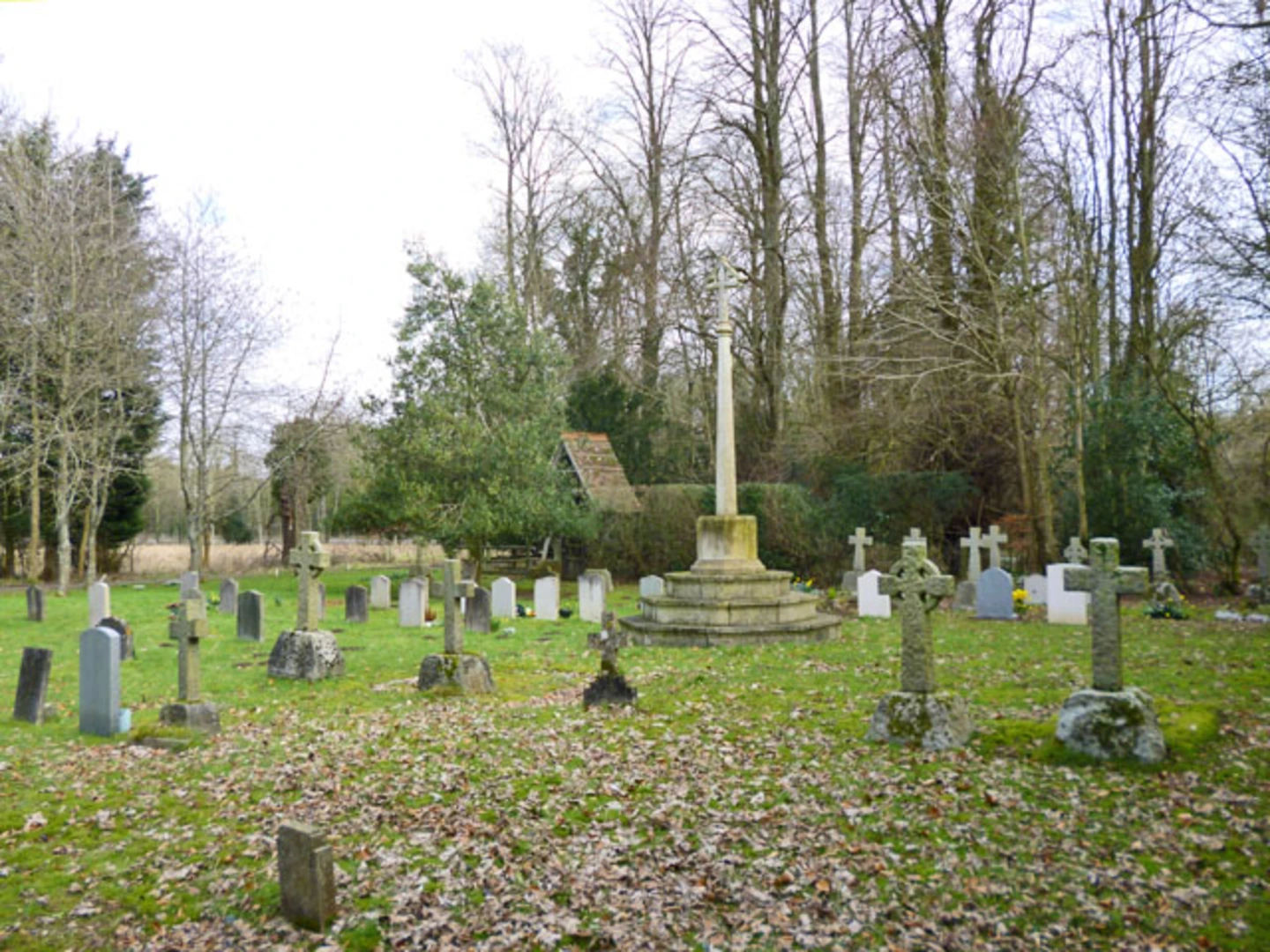 An image depicting the trail Upper Farringdon and Chawton Cemetary Loop and its surrounding area.