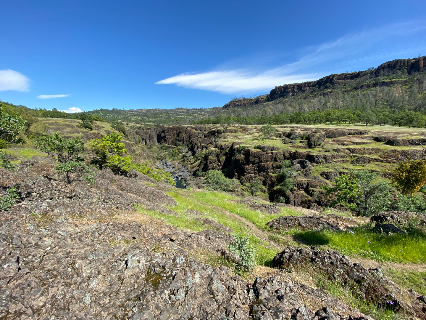 An image depicting the trail Guardian Trail and South Rim Trail and its surrounding area.