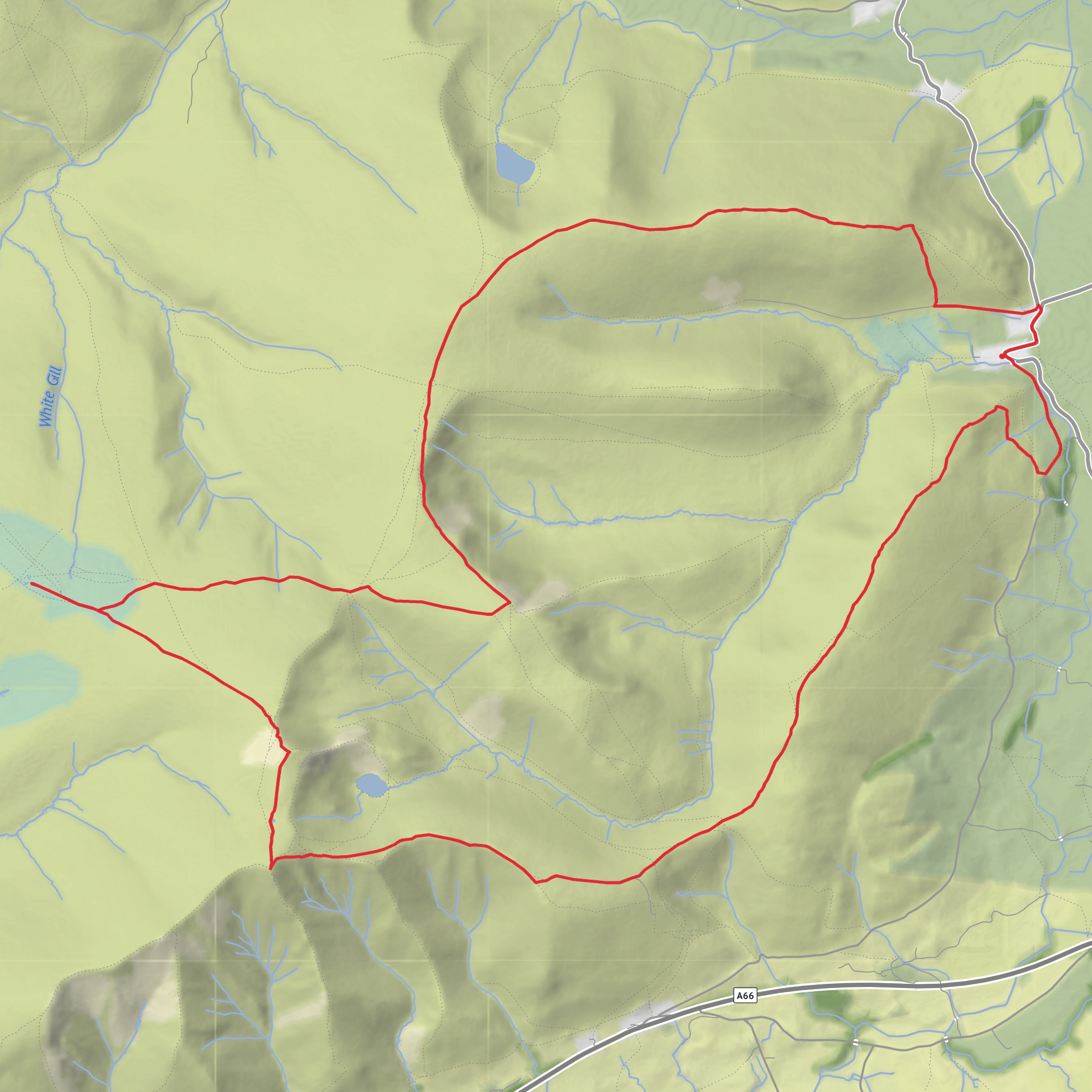 BlencathraRange mobile static map