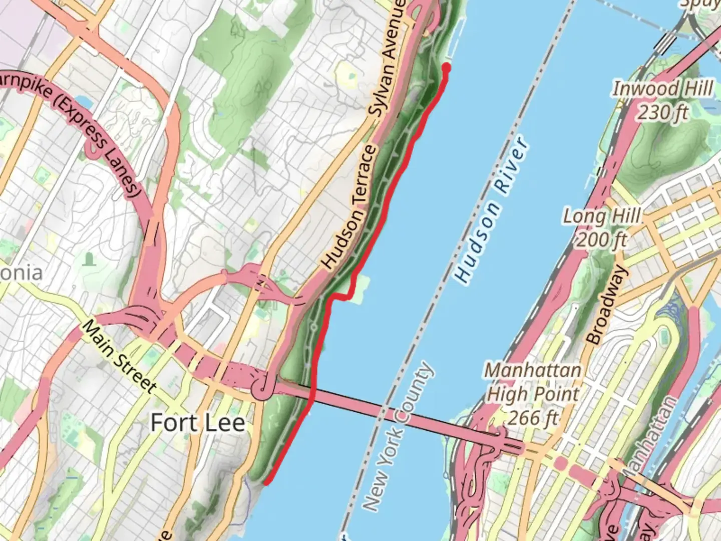 An image depicting the trail Shore Trail - White Out and Back and its surrounding area.