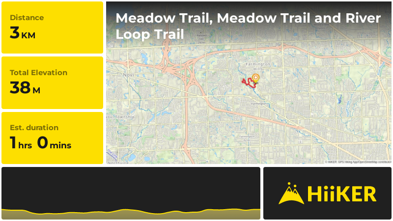 Meadow Trail, Meadow Trail and River Loop Trail | Oakland County | Mic