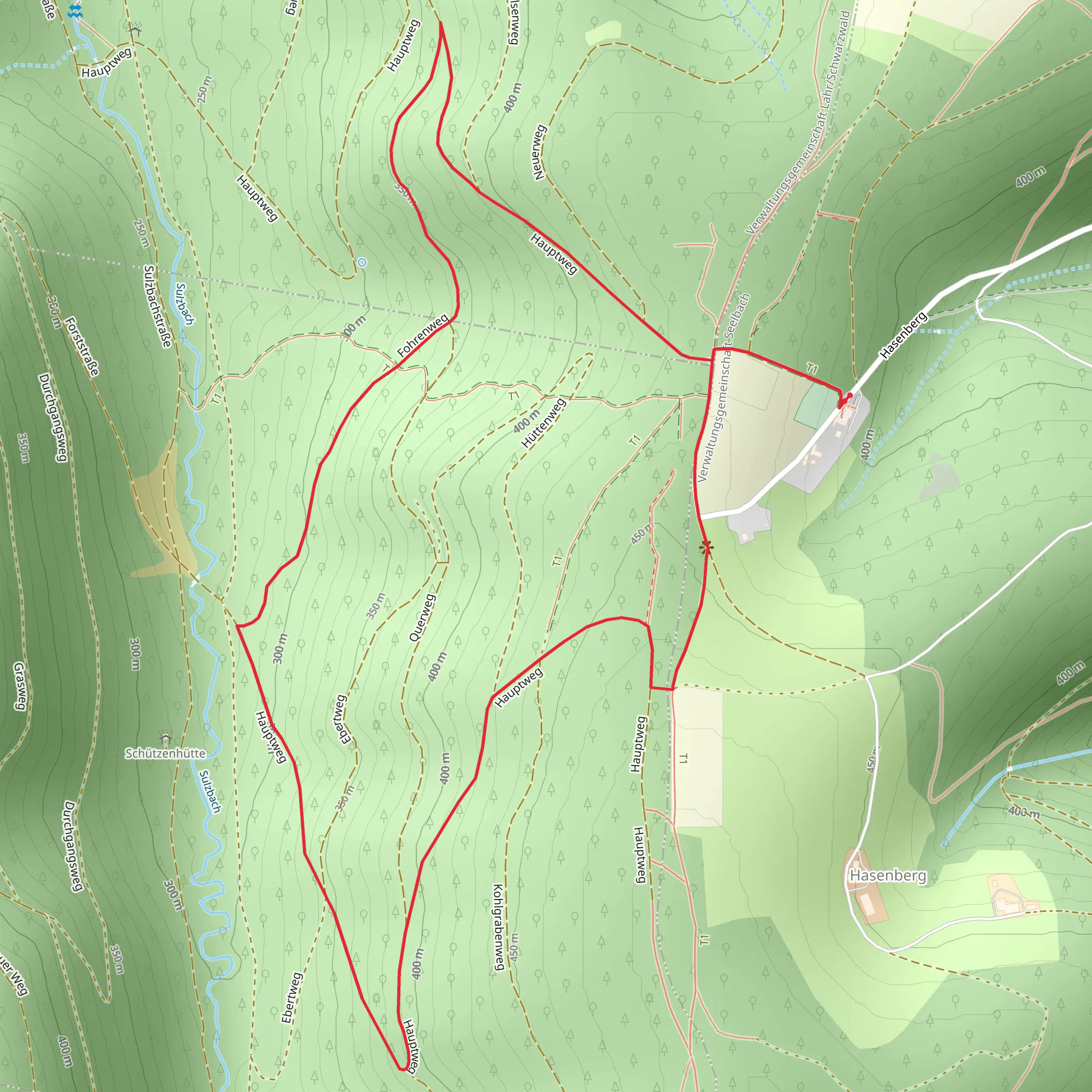 Rennweg Loop mobile static map