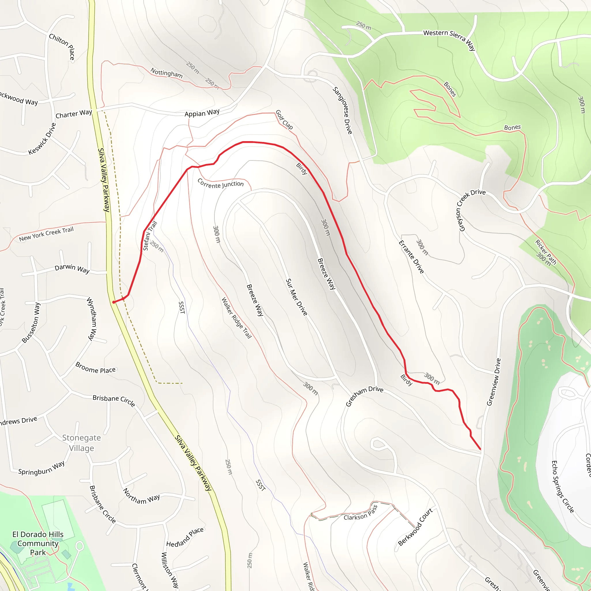 Stefani Trail and Birdy mobile static map
