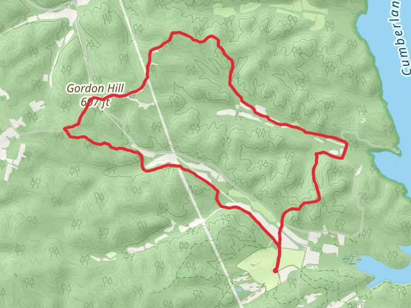 LBL Wranglers Campground Trail and Gordon Hill Loop