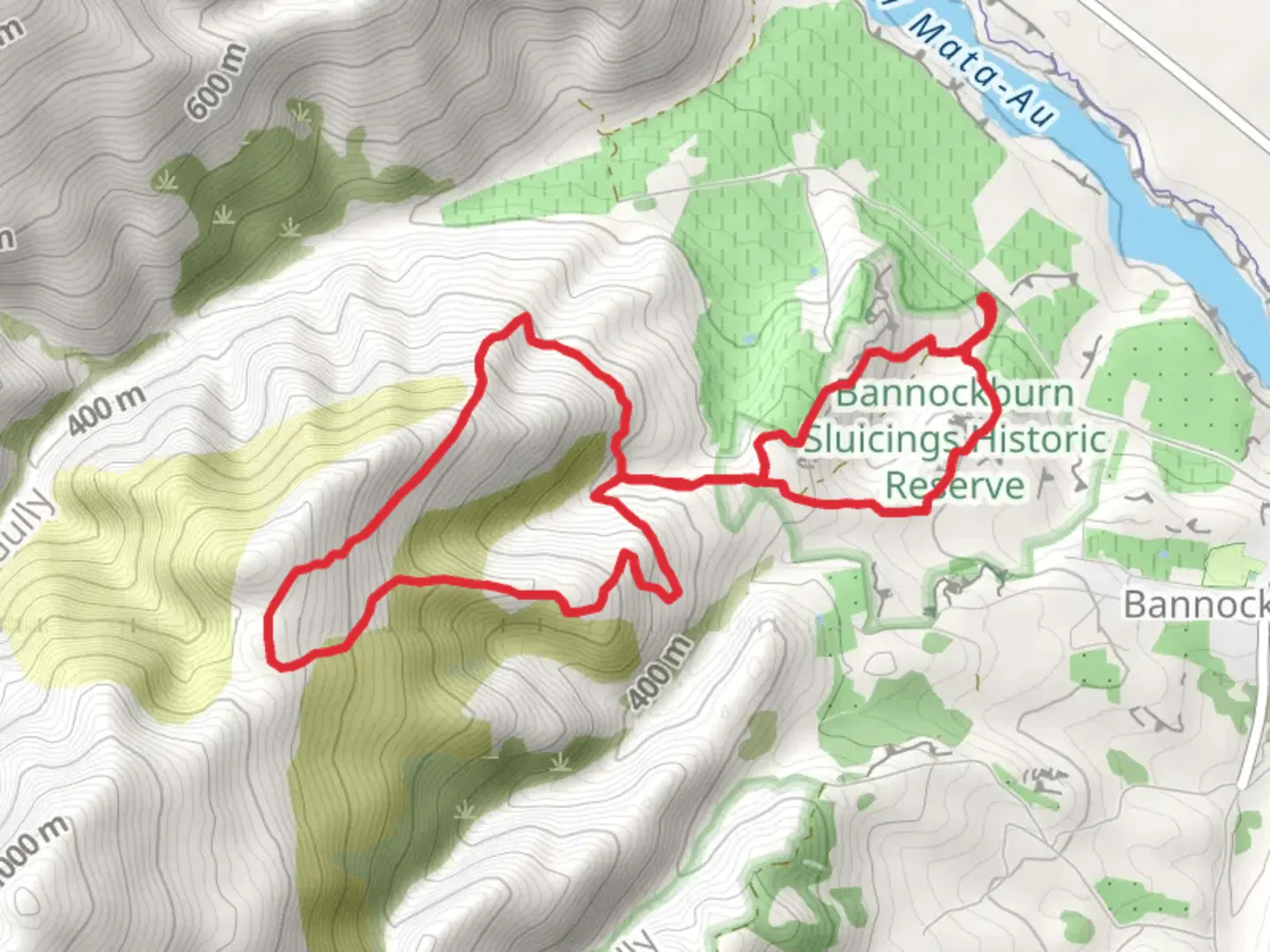 An image depicting the trail Long Gully Loop Track and its surrounding area.