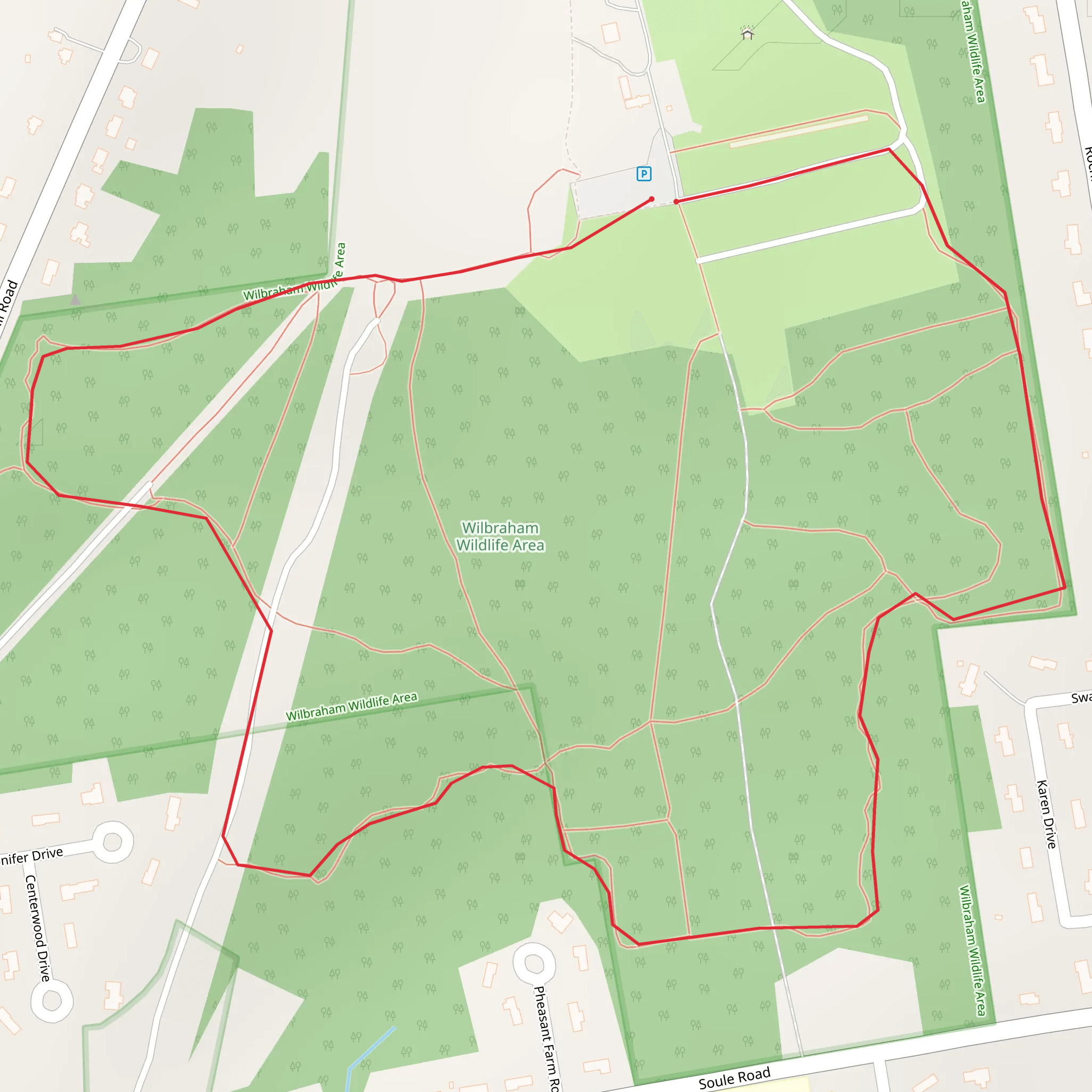 Thikham Road Loop mobile static map