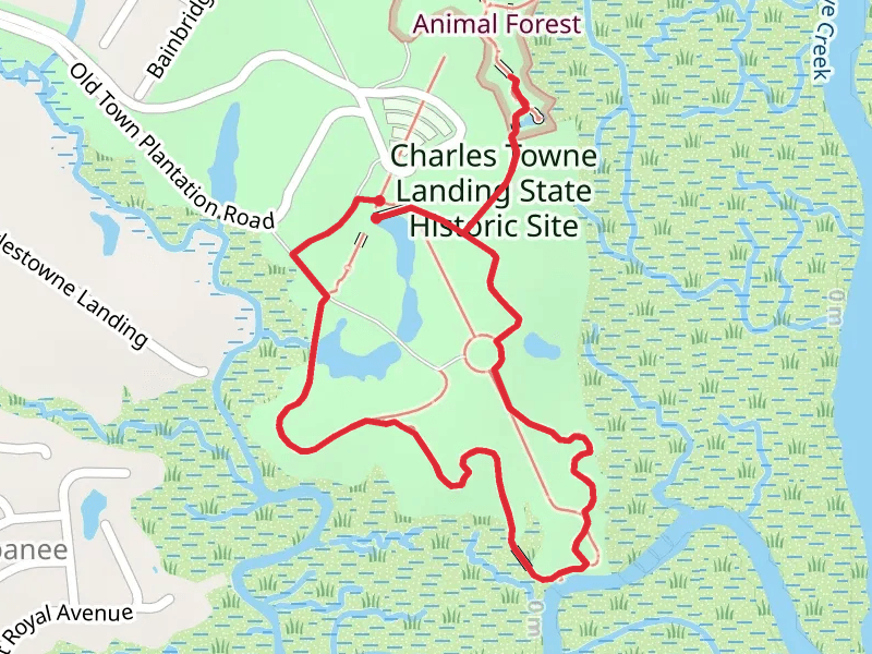 Charles Towne Landing State Historic Site Loop