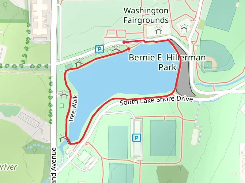 Lions Lake Loop via Tree Walk