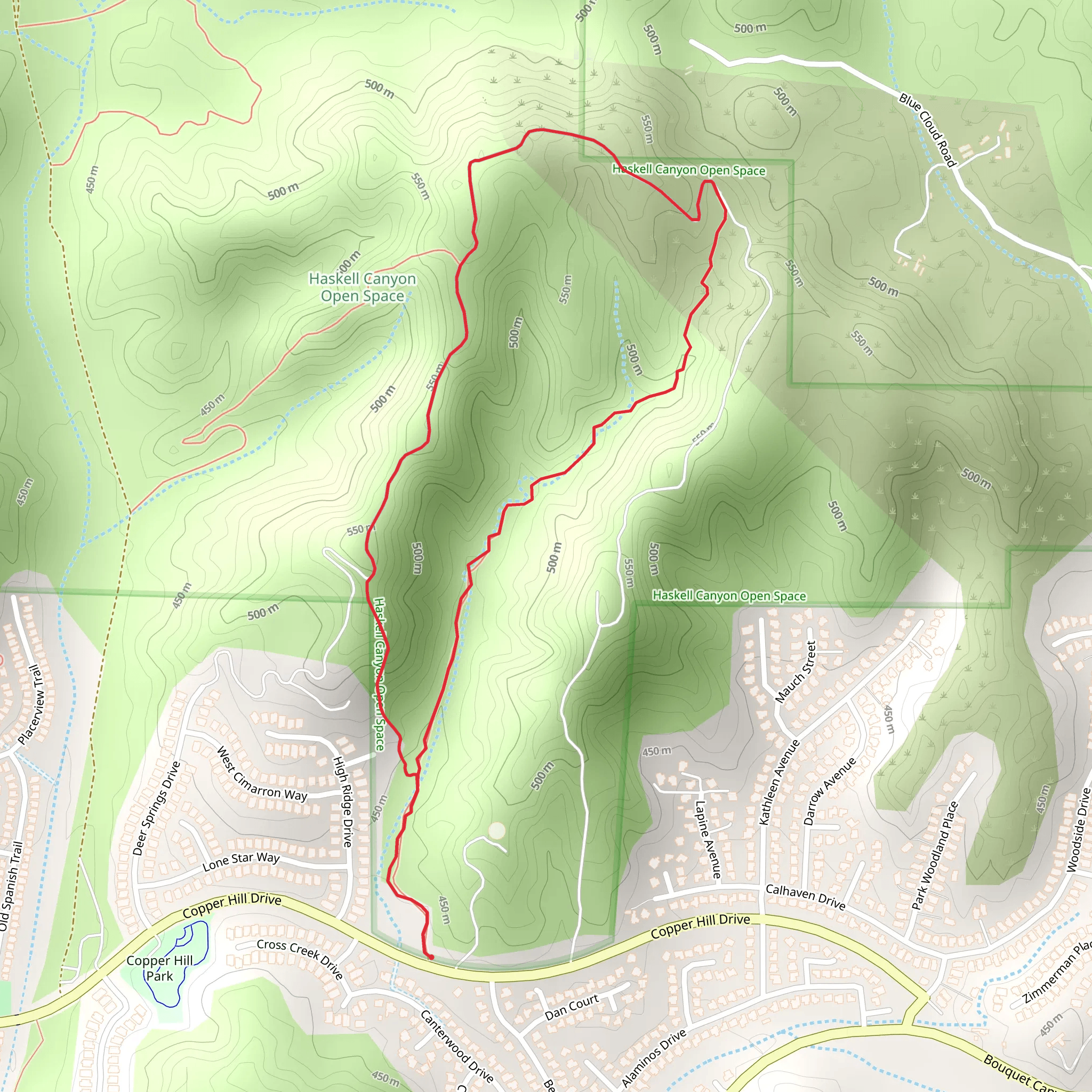 Haskell Open Space Loop mobile static map