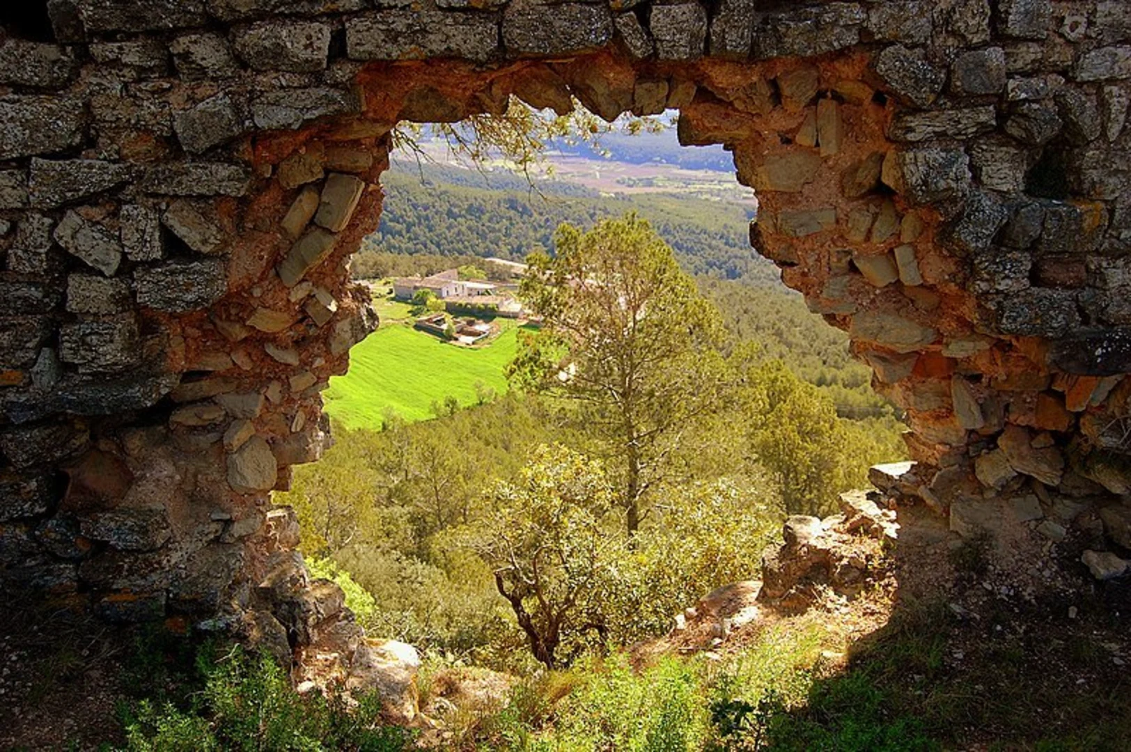 An image depicting the trail Iberian Settlement of Puig del Castell de Samalus SL C 89 and its surrounding area.